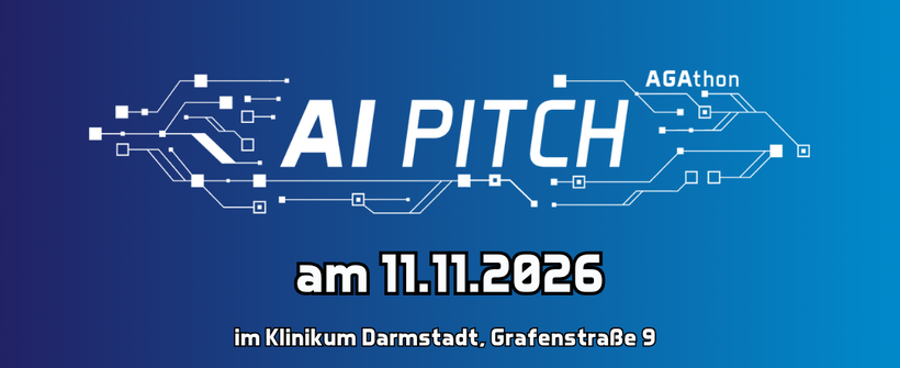 Aufruf zum AGAthon AI-Pitch von AGAPLESION