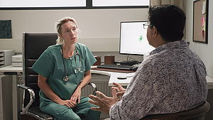 Tandem Health AI Assistent in use with doctor and patient