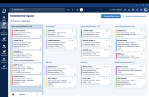 Screenansicht des Patientennavigators von Doctolib