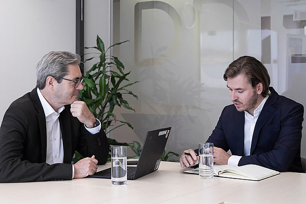 Stefan Sabutsch (Foto l.), Geschäftsführer der ELGA GmbH, und Moritz Buchmann (Foto r.), Projektleiter der ELGA GmbH