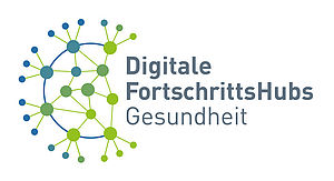 Logo der Digitalen FortschrittsHubs Gesundheit