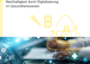 Cover der Studie "Nachhaltigkeit durch Digitalisierung im Gesundheitswesen" des BKK Dachverbands