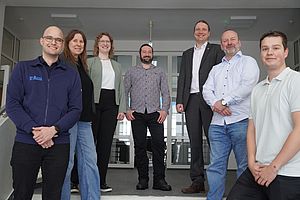 Christian Eschenburg, Liane Kantz, Marie Schlosser, Sven Klimaschewski, Prof. Dr.-Ing. Mark Vehse, Dr. Kai Masur und Torben Haupt