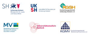 Logos der Partner des „Telemedizin-Netz Nord-Ost“ (TENNO)