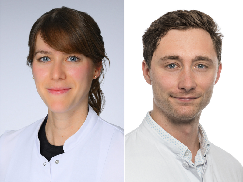 PD Dr. Sibylle Mellinghoff (Innere Medizin I, UK Köln) und Dr. Lars Masanneck (Klinik für Neurologie, UKD). 
