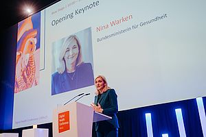 Bundesgesundheitsministerin Nina Warken bei der Digital Health Conference des bitkom