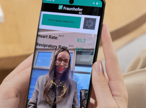 Optische Erfassung von Vitalparametern per App.